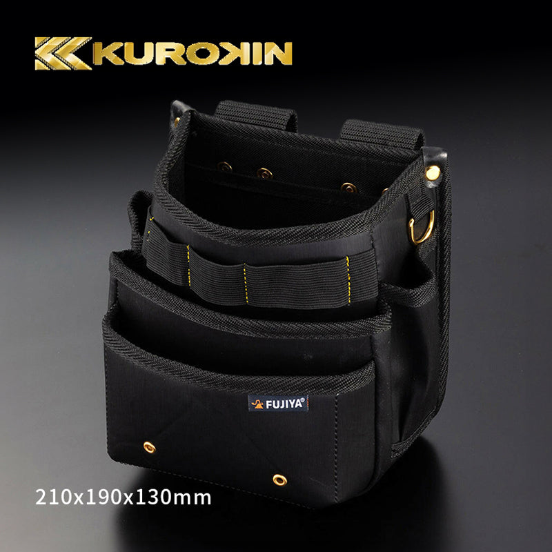 工具袋 4～5格 日本 KUROKIN 黑金 中型 工具袋