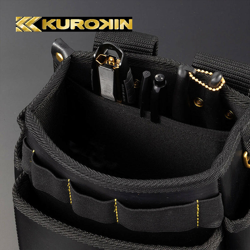 工具袋 4～5格 日本 KUROKIN 黑金 中型 工具袋