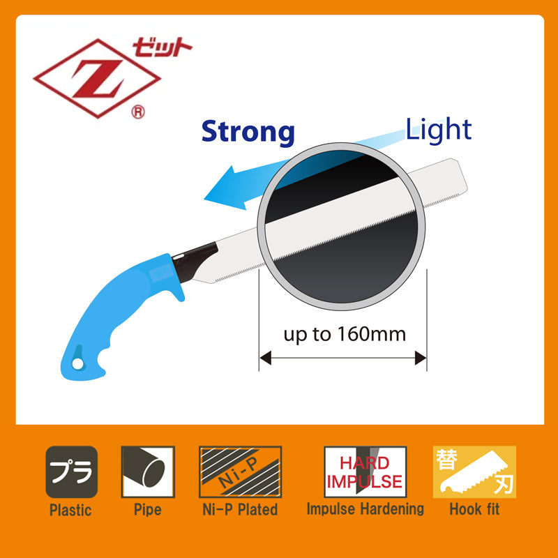 多用途 240mm 藍柄 日本 "Z"牌 快速手鋸