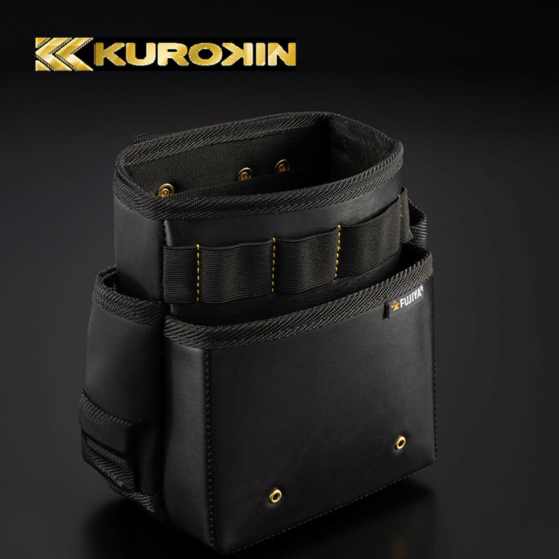 工具袋 4～5格 日本 KUROKIN 黑金 中型 工具袋