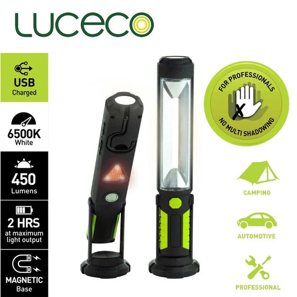 LED 迷你 電筒 5W 200°旋轉 磁鐵多重固定 英國 LUCEC 迷你電筒