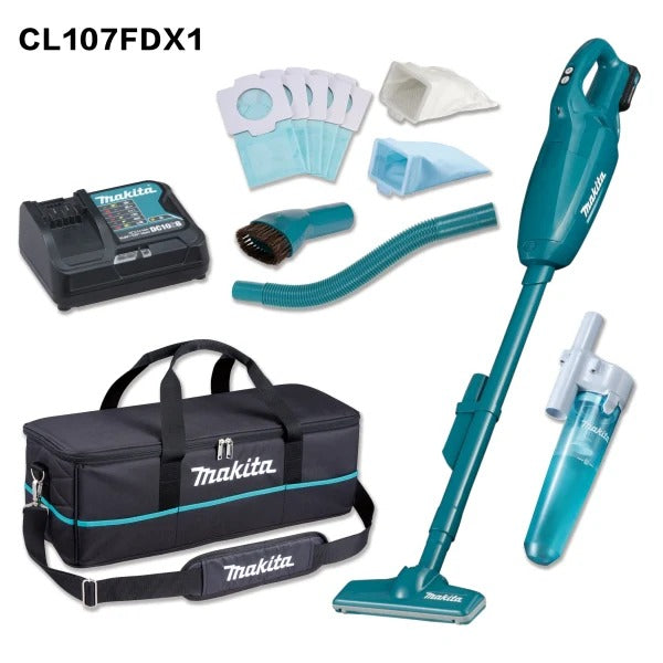 充電式 吸塵機 12V 套裝版 MAKITA 牧田 CL107FDWX1 / CL107FDX1