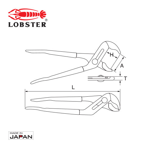 日本 LOBSTER 蝦嘜 水泵鉗