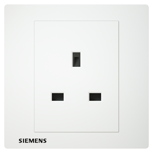 SIEMENS 西門子 DELTA® relfa 13A 單位插座 (白)