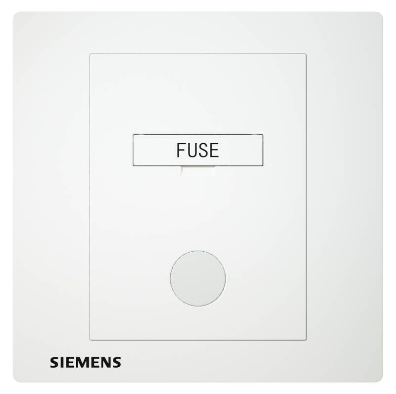 SIEMENS 西門子 DELTA® relfa 13A 保險菲士接線蘇 (白)