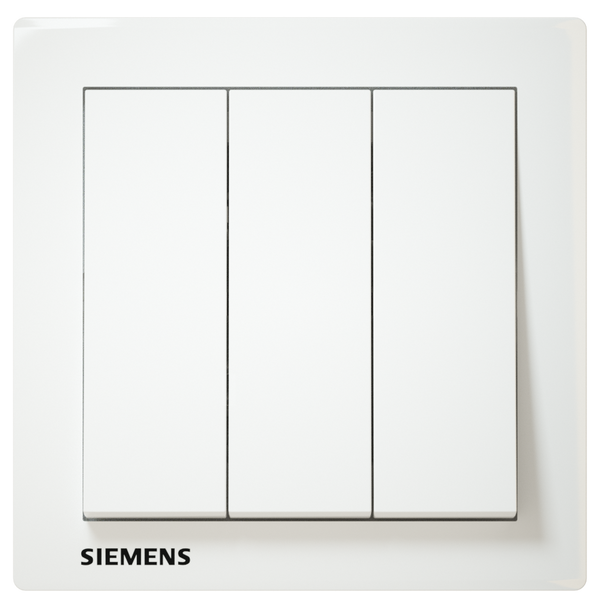 SIEMENS 西門子 DELTA® relfa 10AX 三位開關掣 (白)