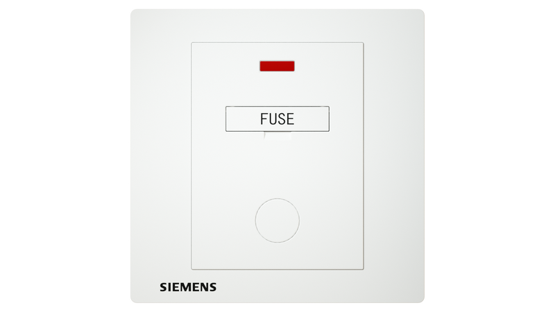 SIEMENS 西門子 DELTA® relfa 13A 雙極保險菲士接線蘇 (白)