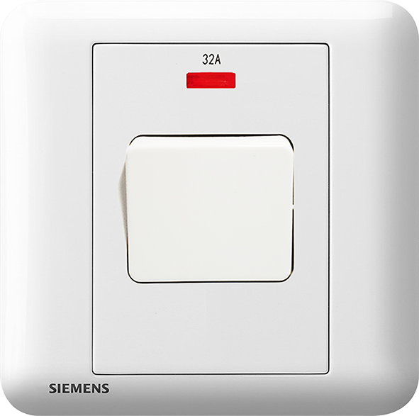 SIEMENS 西門子 DELTA® seata 32A 單位開關 (帶霓虹燈指示器)