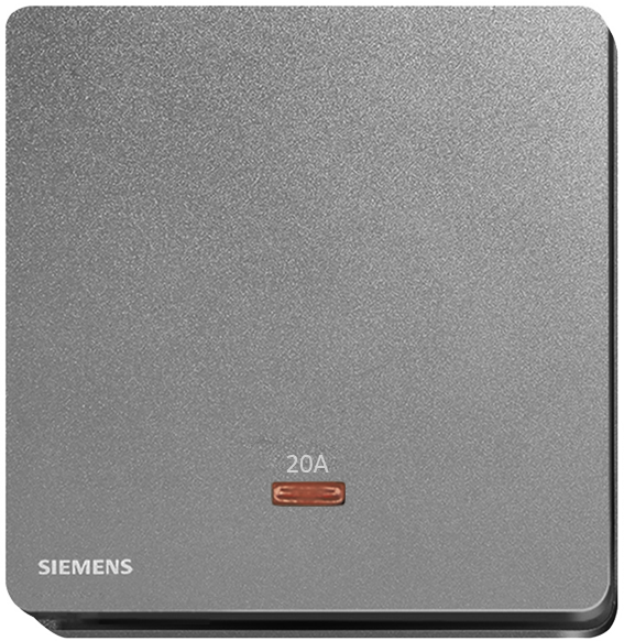 SIEMENS 西門子 DELTA® arina 20A 單位雙極開關 (帶霓虹燈指示器)