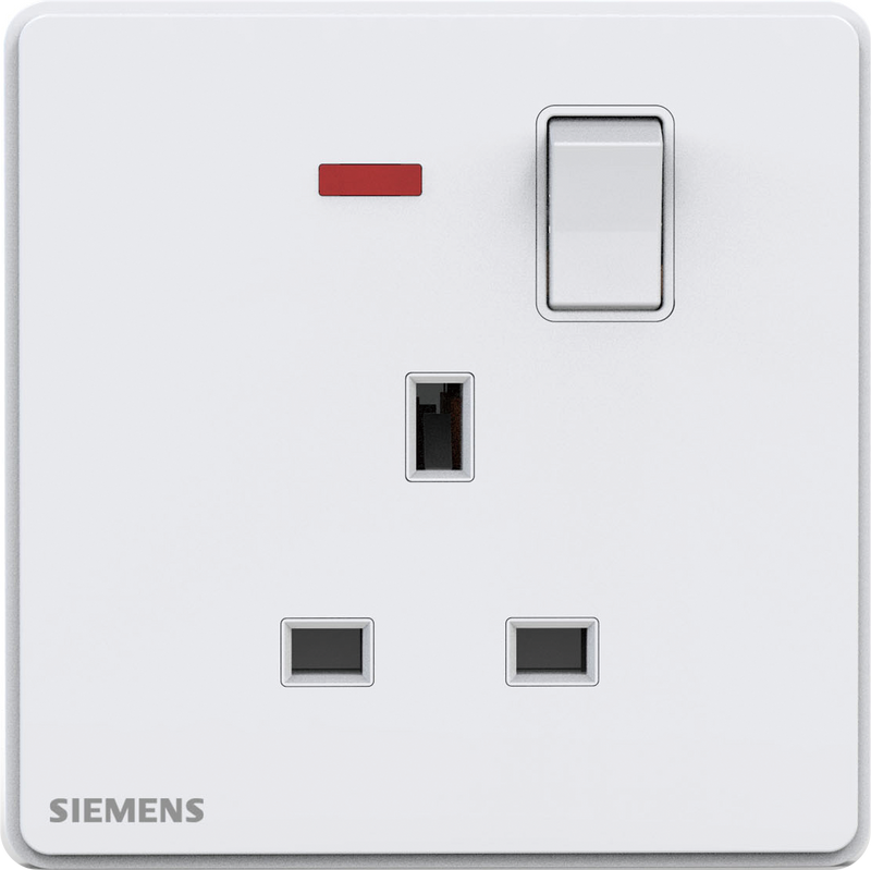 SIEMENS 西門子 DELTA® arina 13A 單位開關插座 (帶霓虹燈指示器)