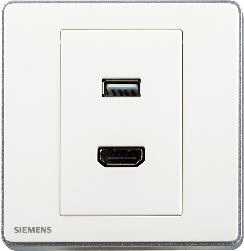 SIEMENS 西門子 DELTA® arina HDMI + USB 插座