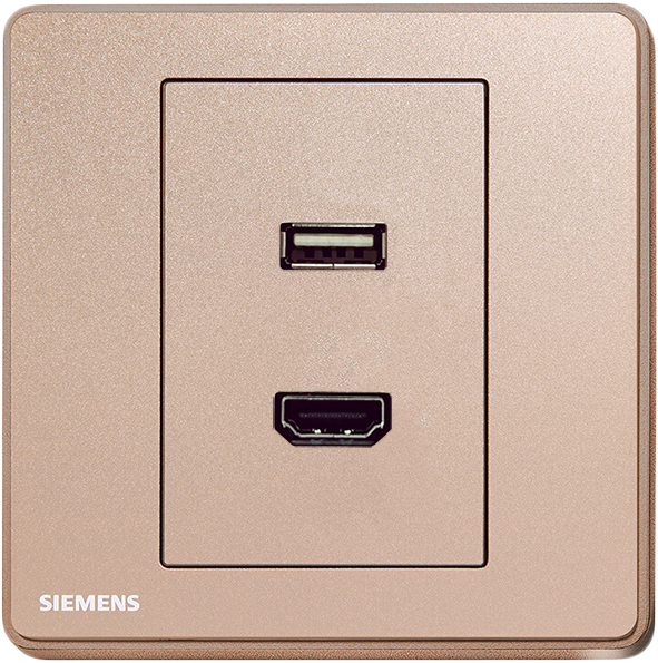 SIEMENS 西門子 DELTA® arina HDMI + USB 插座