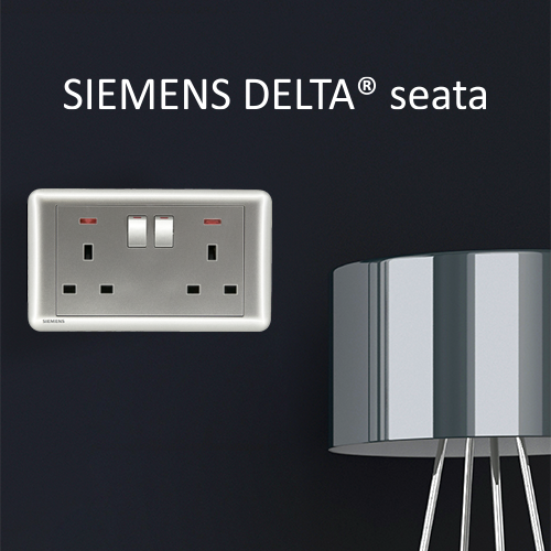 SIEMENS 西門子 DELTA® seata 13A 雙位插座